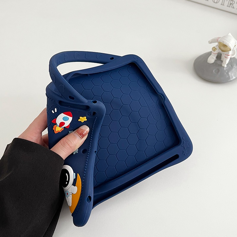 Bao Da Máy Tính Bảng Silicone 360 Độ Cho Redmi Pad 10.61inch 2022 Xiaomi Pad 5 11inch 2021° Hộp Đựng Đứng Có Tay Cầm Xoay