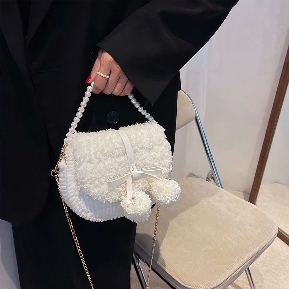 Túi handmade tự đan, túi đeo chéo mini thắt nơ da xinh xắn dễ thương - Có video hướng dẫn DIY803