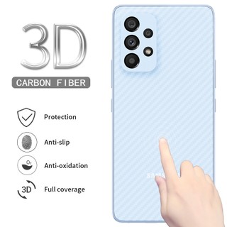 Miếng dán mặt lưng điện thoại sợi carbon cho Samsung Galaxy A01/02s/11/12/21s/22/31/32/42/51/52/71/72 M51/30s/31