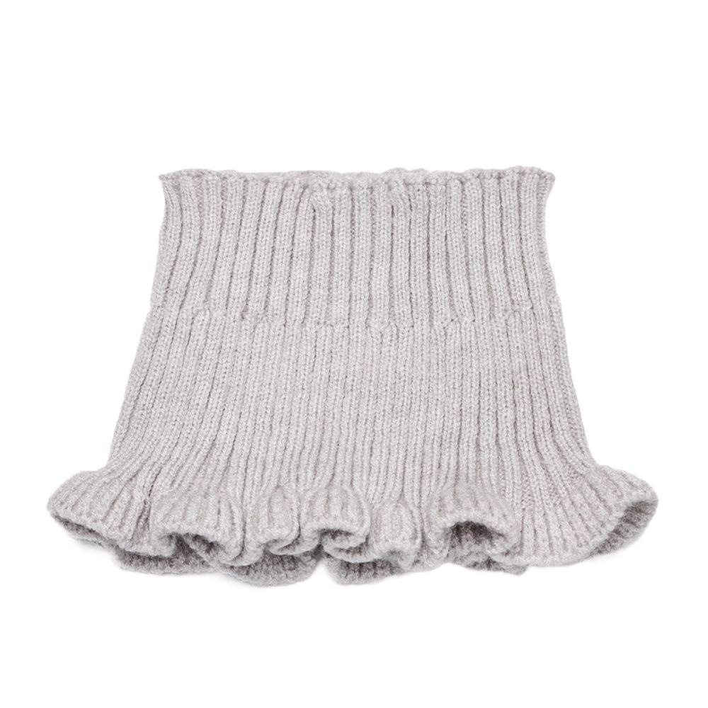 BACK2LIFE Knitted Scarf Cute Soft Thicken For Girl For Female Ruffle Autumn Clothes Decoration Neck Accessories Women Bib