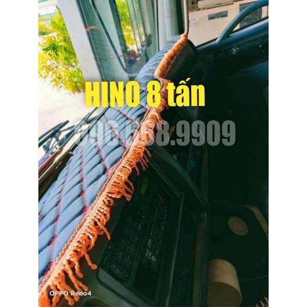 Thảm taplo xe tải 5d màu đen đỏ - inbox loại xe để đặt hàng