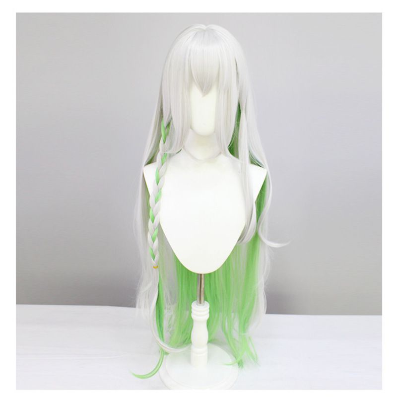 Game Genshin Impact Wig The Greater Lord Rukkhadevata Cosplay Long Hair Carnival Prop