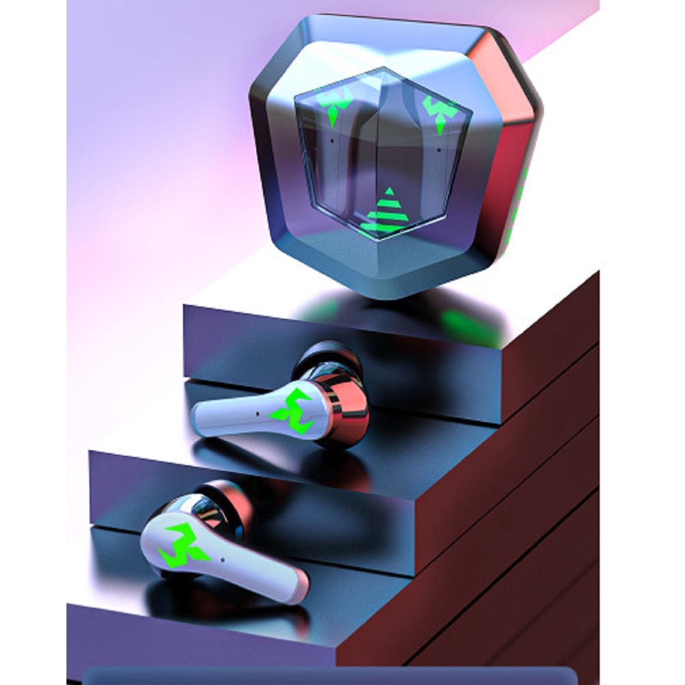 Tai nghe N35 Gaming TWS bluetooth 5.2 9D âm thanh vòm có mic chống ồn, Tai nghe chơi game, pin trâu