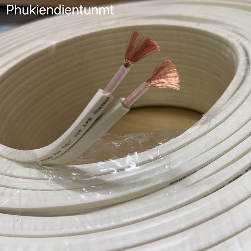 1m dây loa monter hai lõi đồng nguyên chất 2x2.0mm