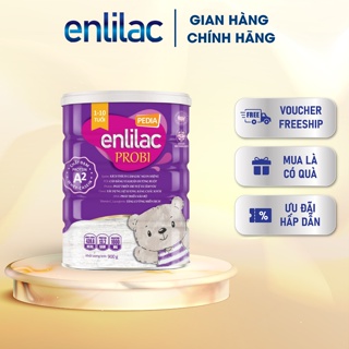 Sữa bột Enlilac Probi Protein A2 Pedia Lon 900g hỗ trợ phát triển trí não