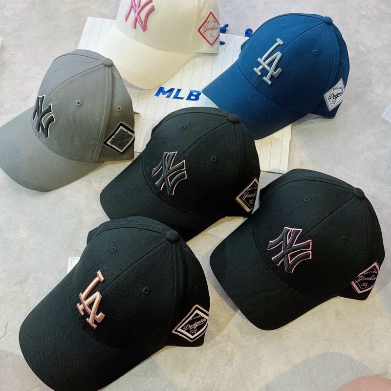 Mũ MLB - Nón bóng chày Diamond Adjustable Form Cứng mã 32CP85111-50Q tiệm của Diệu mlb authentic