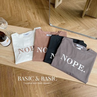 Áo phông chữ Nope 11301 CHERRY COCO