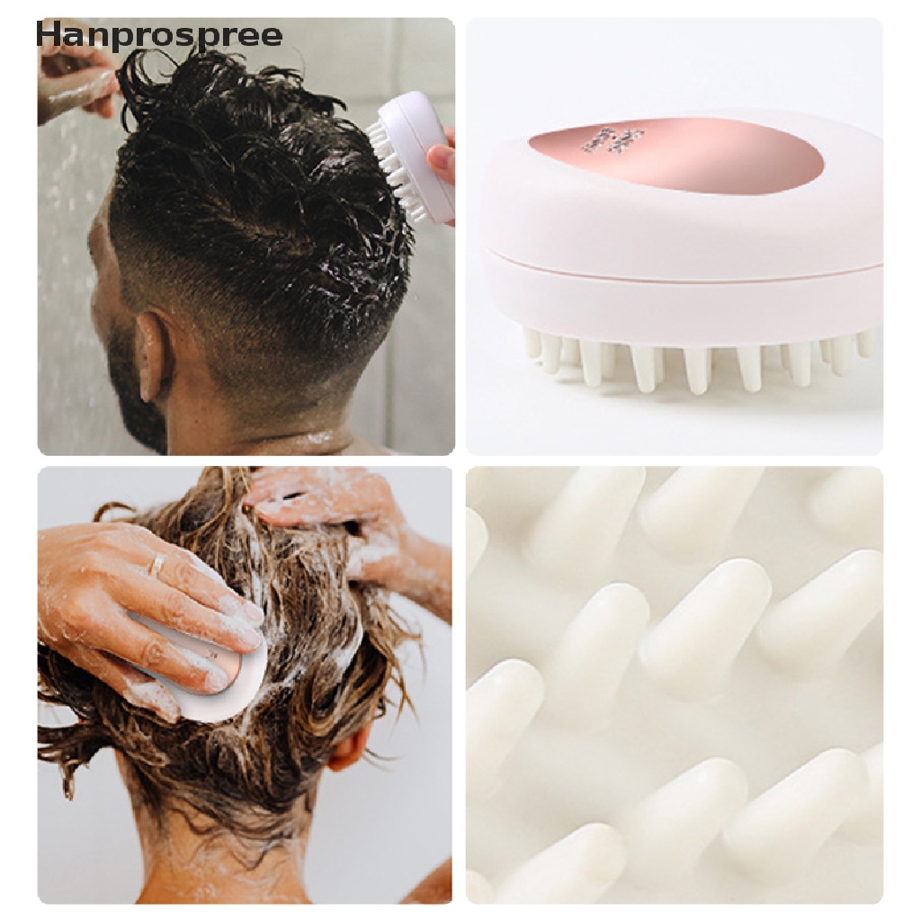 Bàn Chải Gội Đầu Mát Xa Da Đầu Bằng Silicone Tiện Dụng