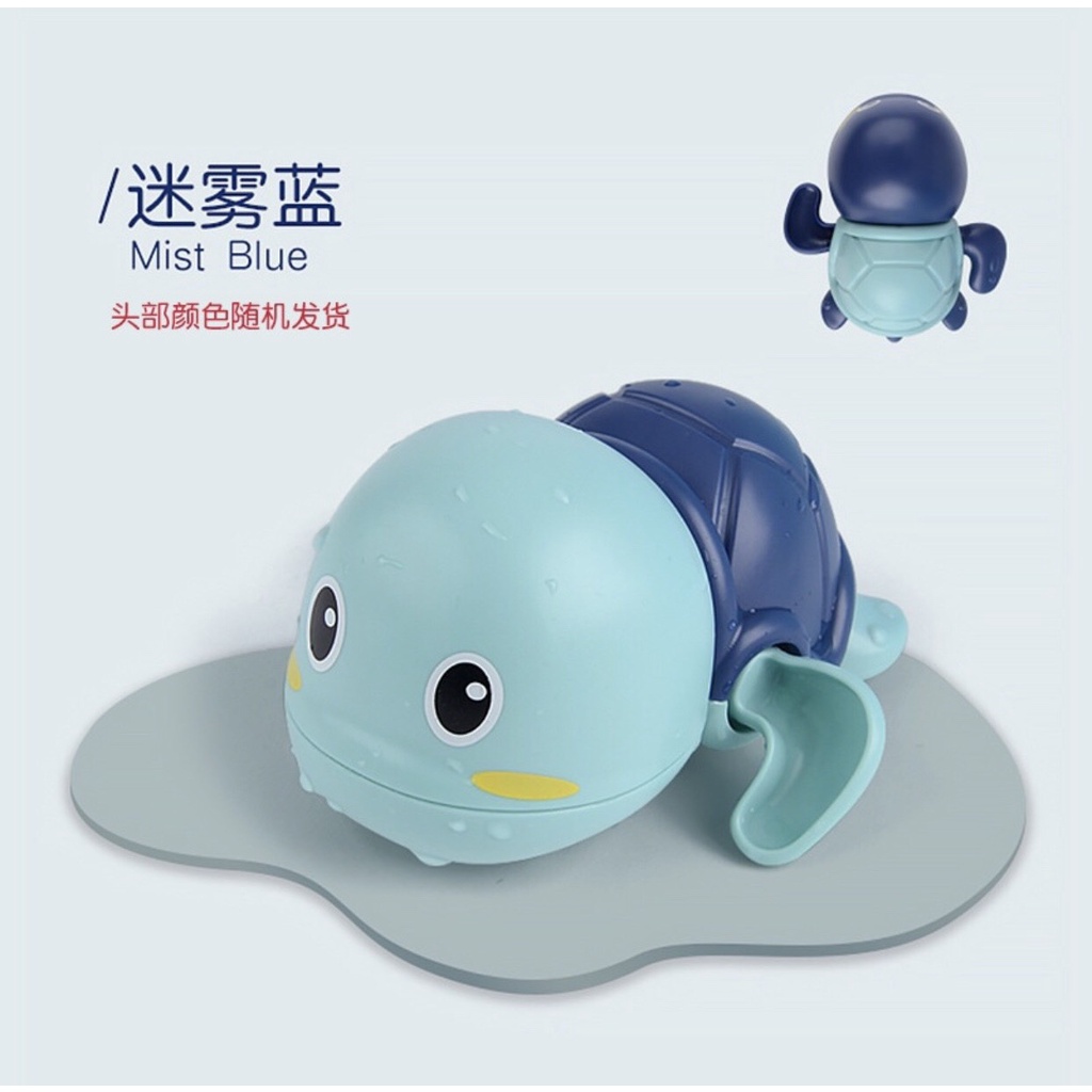 Đồ Chơi Dưới Nước Rùa Bơi Vặn Cót Thả Bồn Tắm Cho Bé