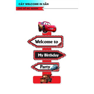 Cây welcome trang trí tiệc sinh nhật nhiều mẫu