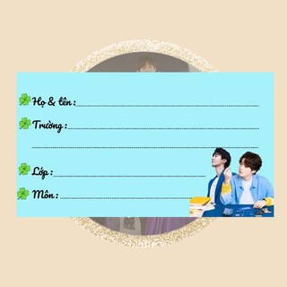 nhãn vở TFBOYS [p2]