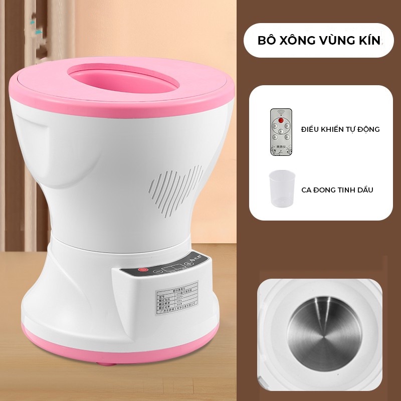Ghế xông hơi vùng kín cho phụ nữ sau sinh, se khít âm đạo, làm hồng vùng kín, Bô xông hơi phụ khoa sản phụ