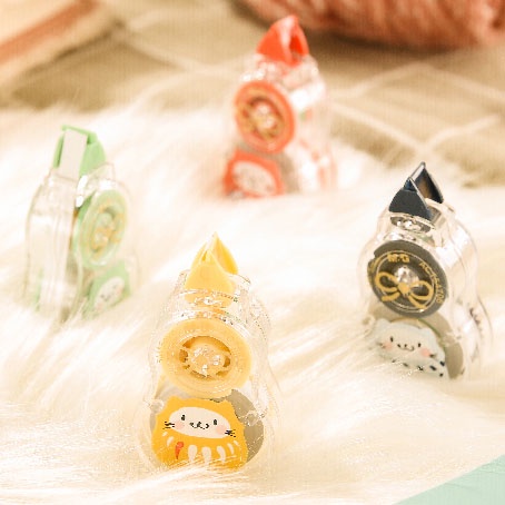 Bút Xóa Kéo Họa Tiết Mèo Dễ Thương 5mm * 5m