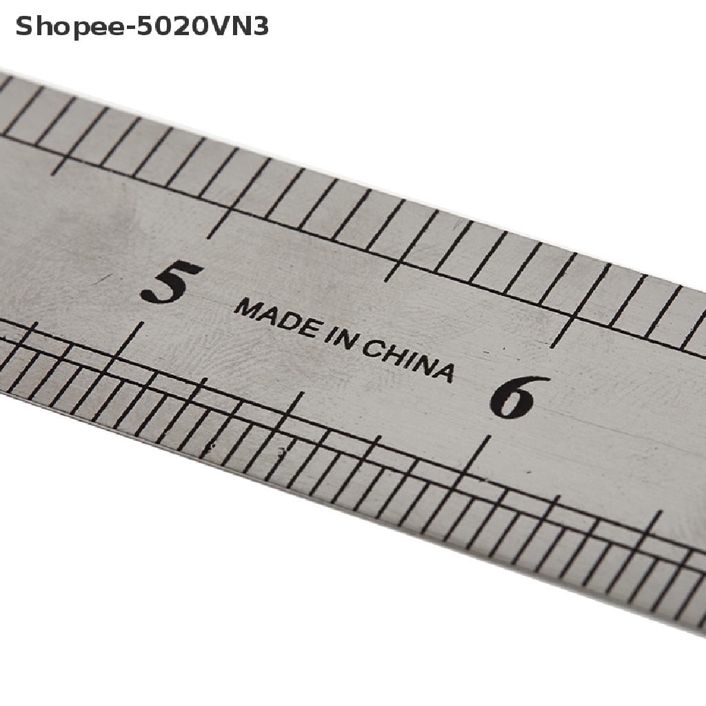 Thước Đo Bằng Thép Không Gỉ 15-30cm Hai Mặt Tiện Dụng