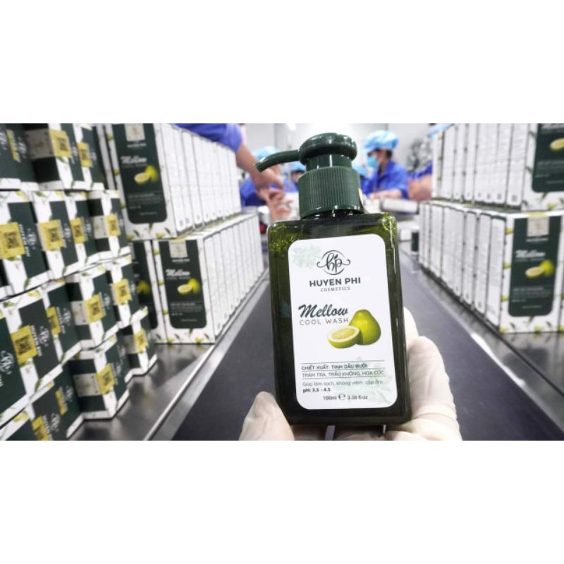 Dung dịch vệ sinh Mellow cool wash Huyền Phi tặng kèm nước hoa vùng kín