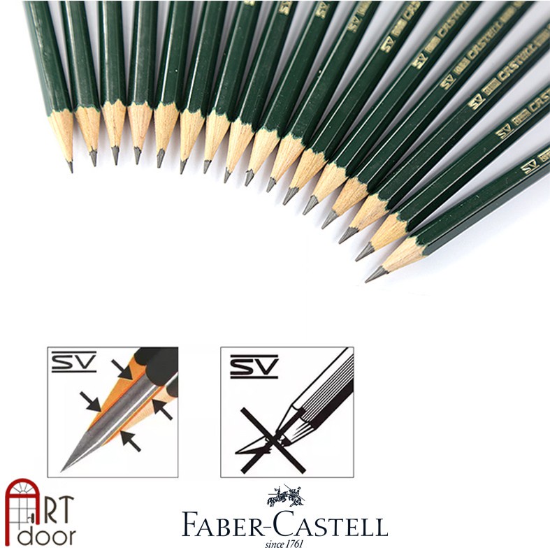 [ARTDOOR] Bộ bút chì phác thảo KOH/ FABER/ STAEDTLER trọn bộ (hộp giấy)