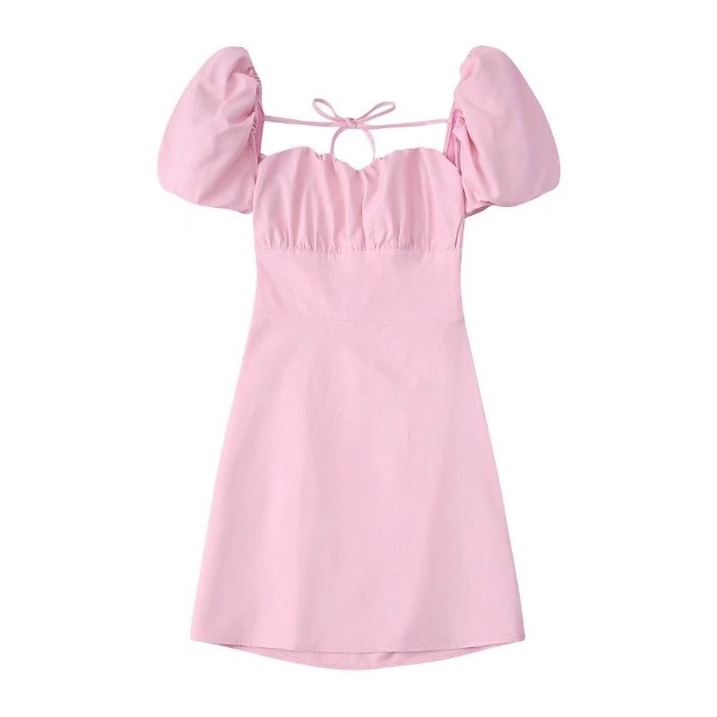 |KAKION DRESS| Đầm tay phồng hơt lưng KARINA JOY TLÉA