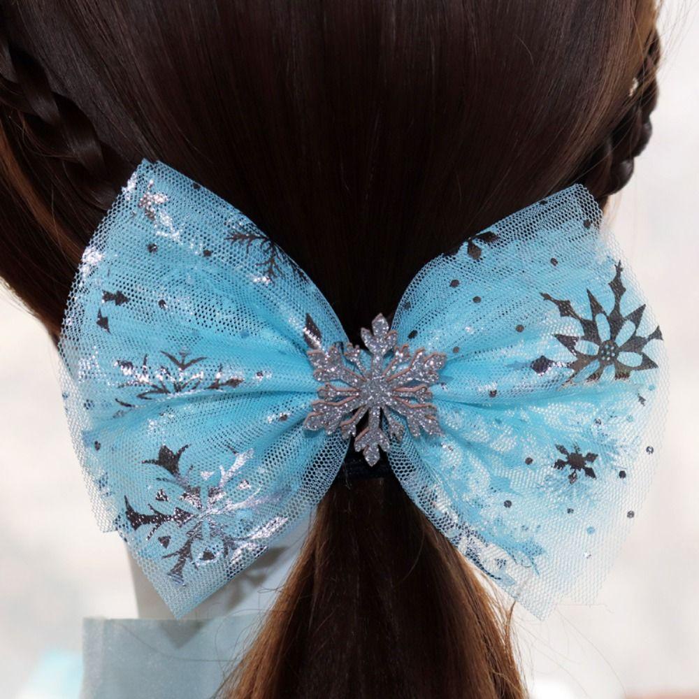 Cuộn Vải Tuyn 5Yards Hình Bông Tuyết Đính Kim Sa Nhiều Màu Trang Trí Tiệc Cưới