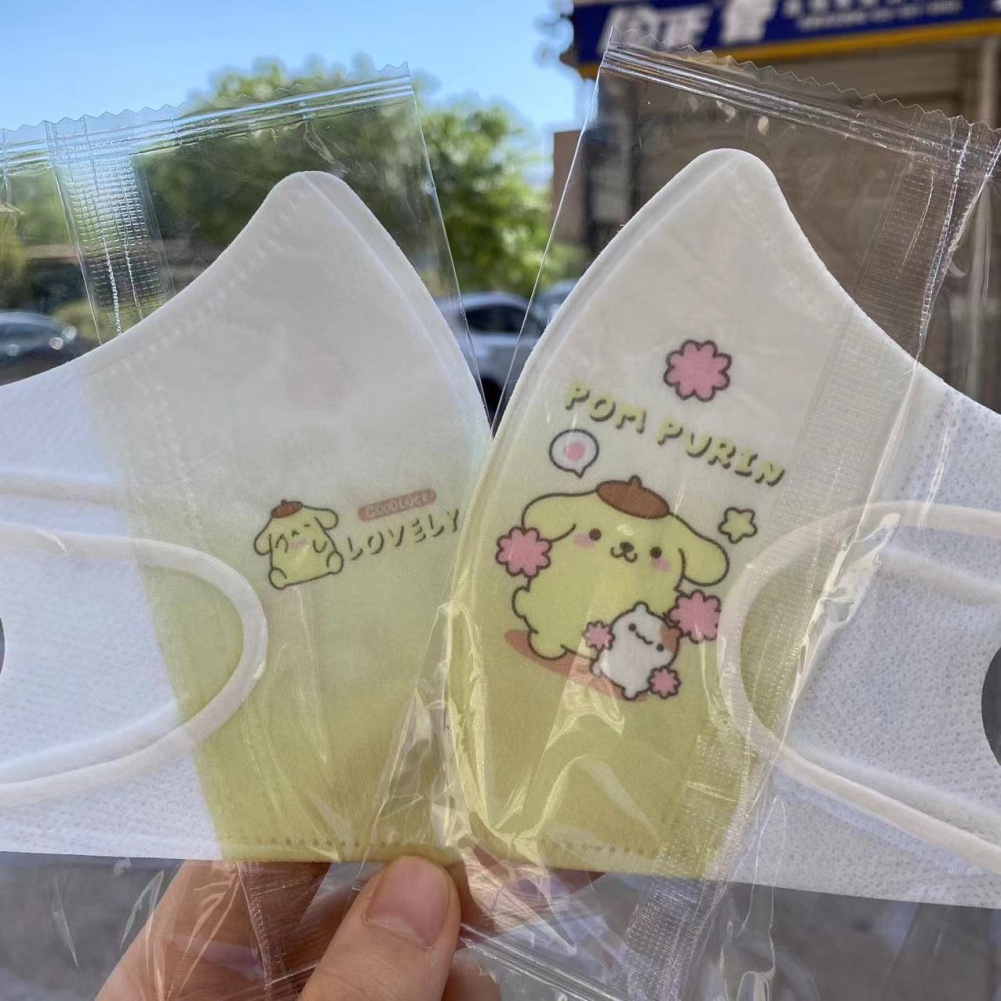 Cá Tuyết 10 Chiếc Hoạt Hình Kid Khẩu Trang Pacha Chó Mặt Nạ Độc Lập Đóng Gói 3d Mặt Nạ Dành Cho Bé 3-12 Tuổi 3 Lớp Dùng Một Lần Sinh Viên Mặt Nạ