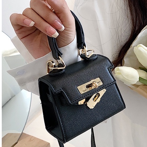 Túi xách mini Quảng Châu quai xách thời trang kèm dây đeo chéo chất da PU cao cấp hàng Quảng Châu