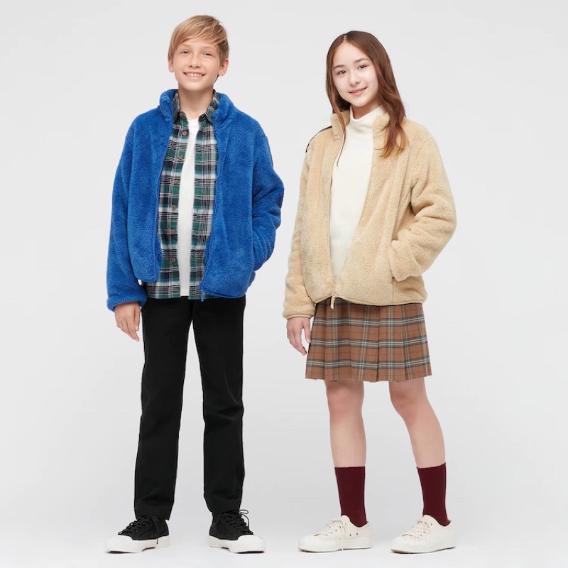 Áo khoác lông cừu trẻ em Uniqlo Kids