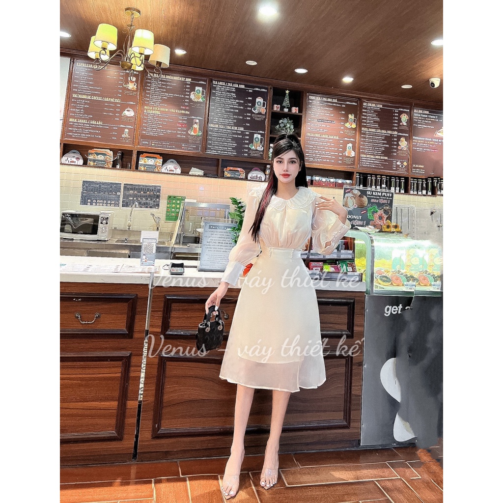 VÁY OZANGA THẮT NƠ THIẾT KẾ - VENUS DESIGN