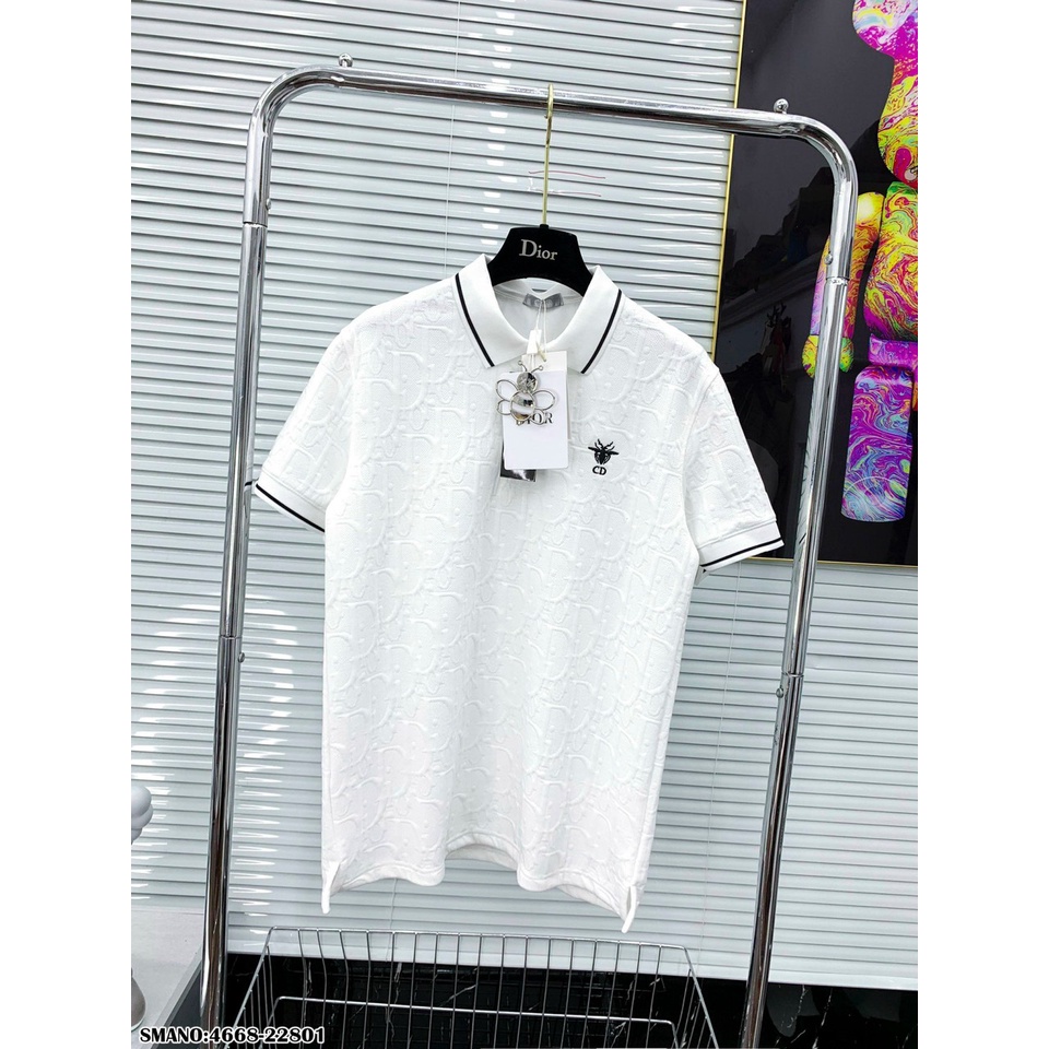 Áo Polo Nam Vân Nổi DIO Chất Mát Mịn - Áo Phông Cổ Bẻ Nam DIO Cao Cấp