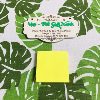 GIẤY NOTE VÀNG DẠ QUANG 3X3