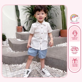 Bộ đũi cho bé trai phong cách Hàn Quốc