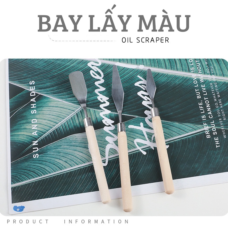 Bay lấy màu, pha màu, trộn màu acrylic, gouache, sơn dầu hoặc đắp tranh 3D màu sáp dầu