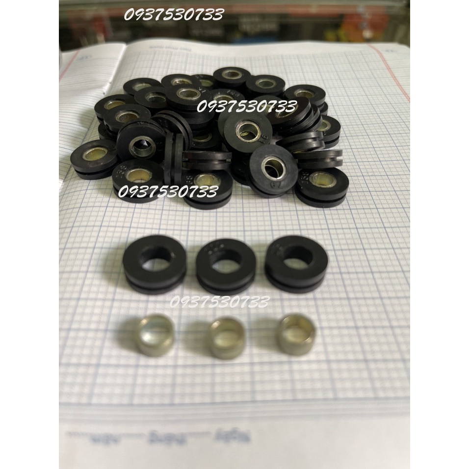 Cao su đệm vĩ che pô, ống xã xe Wave, Future 125 - THAY THẾ CAO SU ZIN