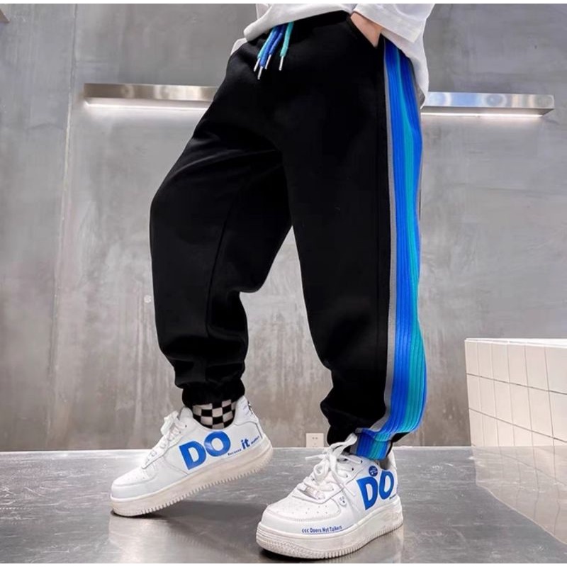 Quần jogger nỉ da cá bé trai, bé gái hàng Quảng Châu sz đại