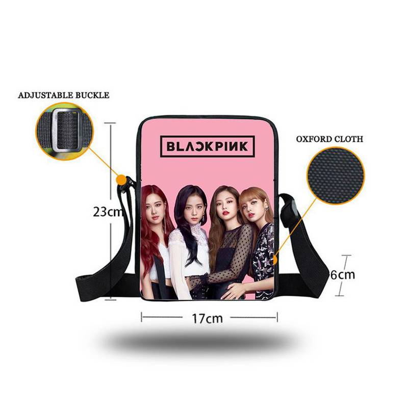 Blackpink ba lô hộp đựng bút chì sinh viên dung lượng lớn in thoáng khí thời trang cá tính đa năng nữ 1