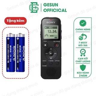 Máy ghi âm sony icd - px470 4gb hỗ trợ thẻ nhớ 32gb, thu âm chuyên nghiệp 72h, bảo hành 12 tháng