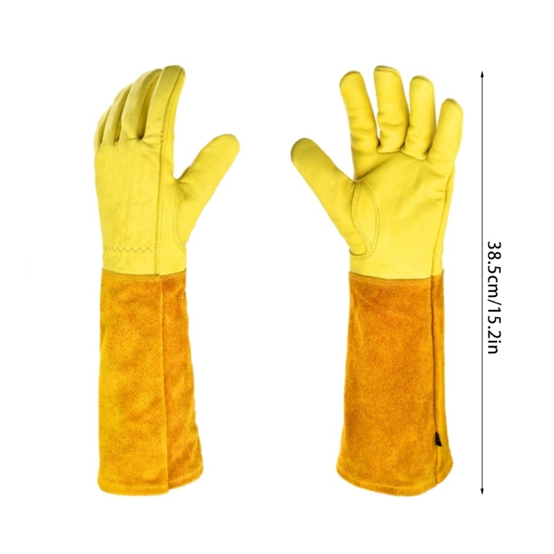 Găng Tay Da Bảo Hộ Siêu Dài Chuyên Nghiệp Cho Nam Và Nữ