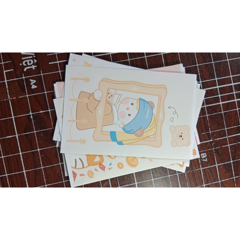 Set 10 túi giấy gói hàng, quà cute