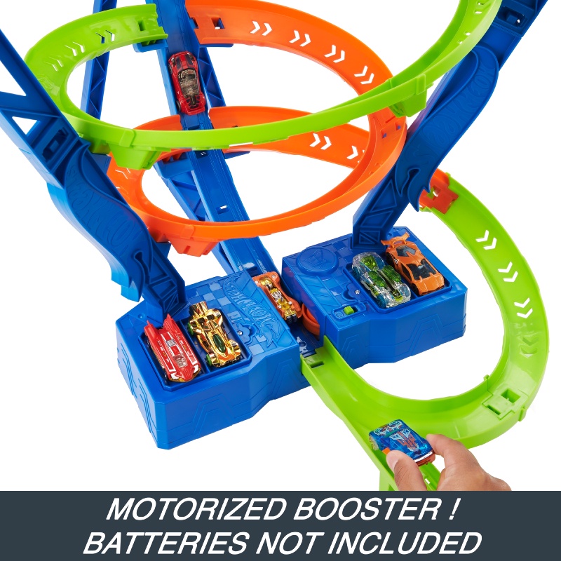 Đồ Chơi HOT WHEELS Bộ Vòng Xoay Xoắn Ốc Vô Cực HGV67