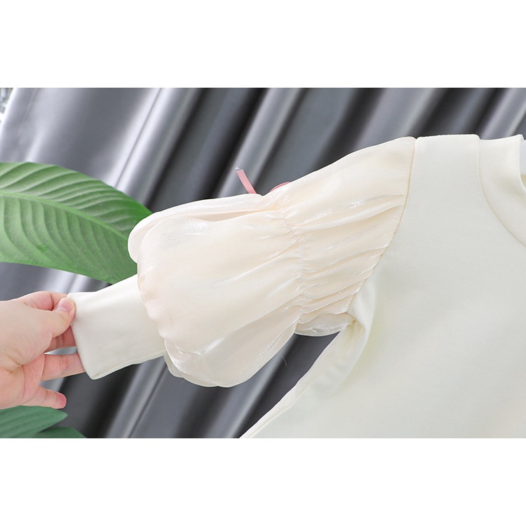 Váy Đàm bé gái SMUM,Váy Đầm 2 chi tiết kèm gấu cho bé model 2022