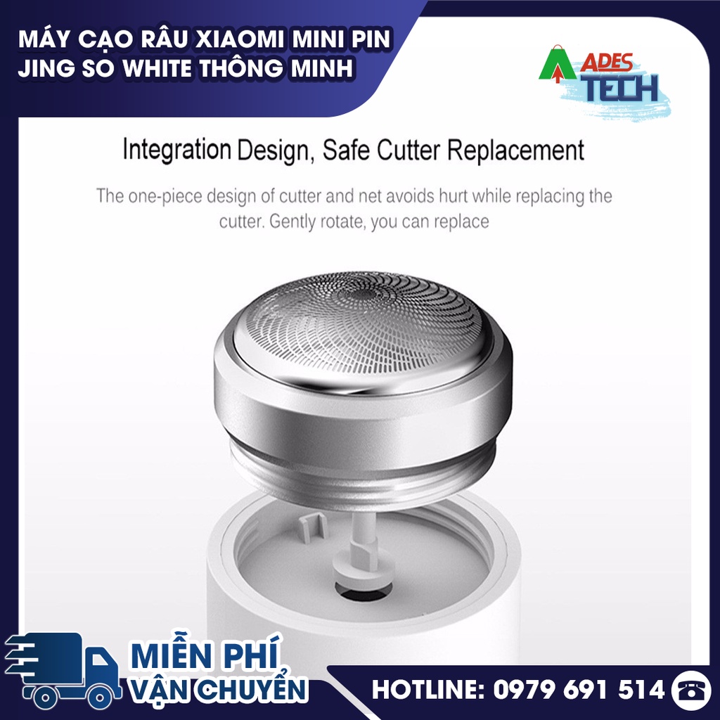 Máy cạo râu XIAOMI mini Pin jing SO WHITE thông minh - Máy cạo râu thông minh - Bảo hành chính hãng