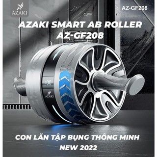 Con lăn tập cơ bụng Chính Hãng Azaki GF208 tập tại nhà, dụng cụ tập gym cao cấp hỗ trợ đốt cháy mỡ bụng Bảo Hành 1 năm