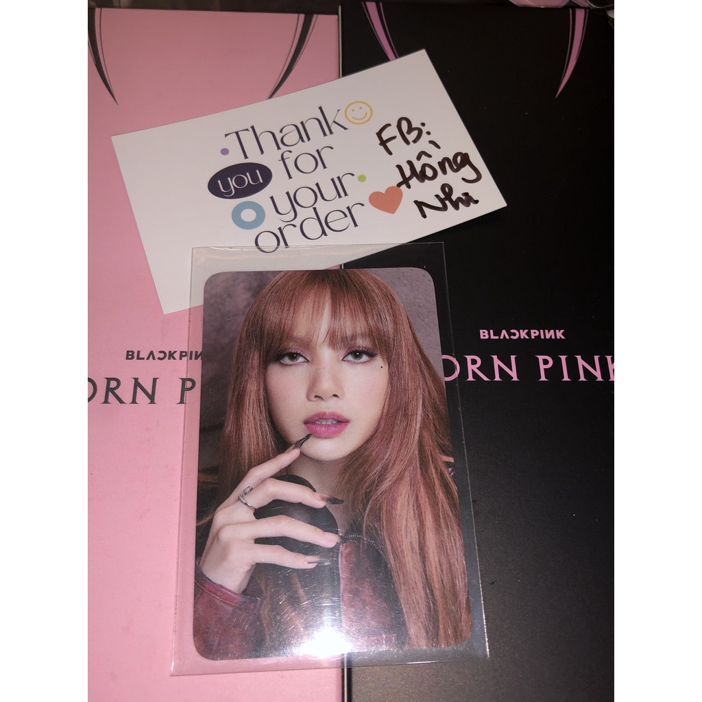CARD LISA BLACKPINK