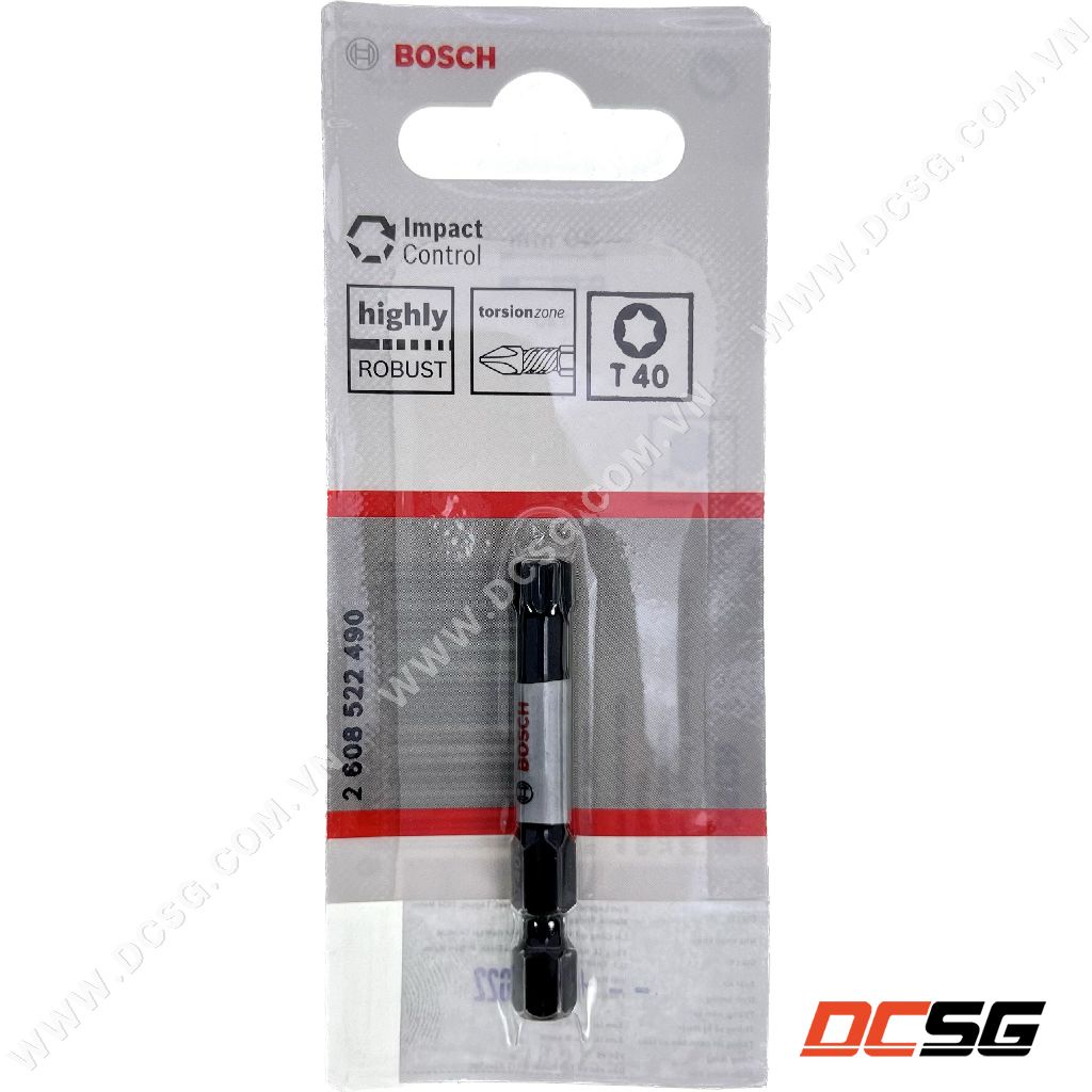 Mũi vít 1 đầu bake và hoa thị 1 đầu dài 50mm Power Bit Bosch | DCSG