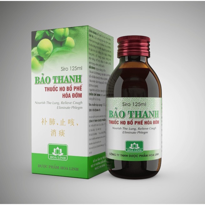 Siro Ho Bổ Phế Bảo Thanh
