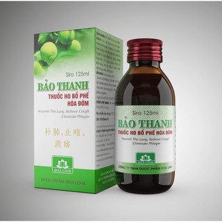 Siro ho bổ phế bảo thanh