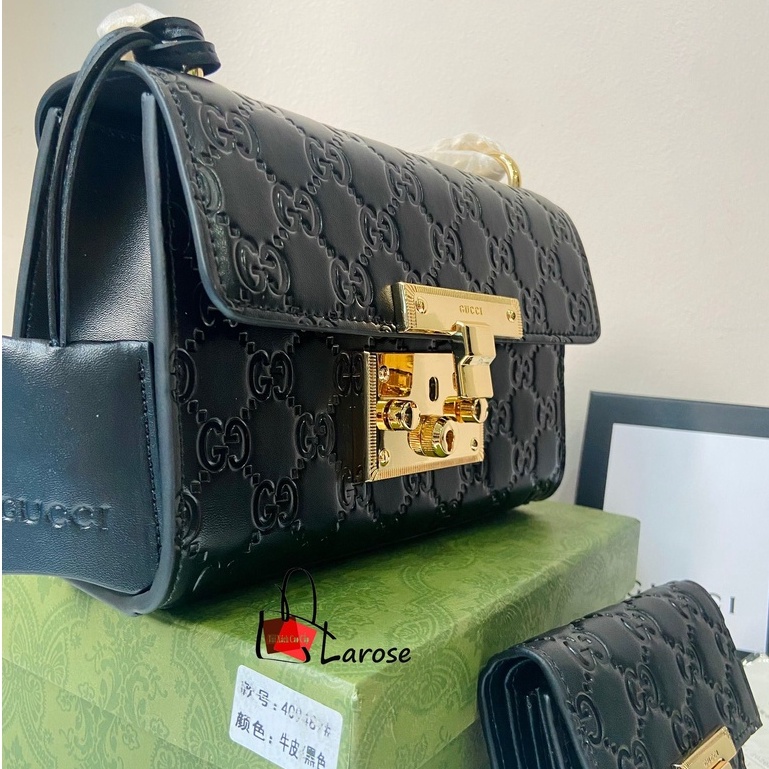 Túi Xách Nữ G Padlock Siêu cấp Da Thật L01116 LAROSE