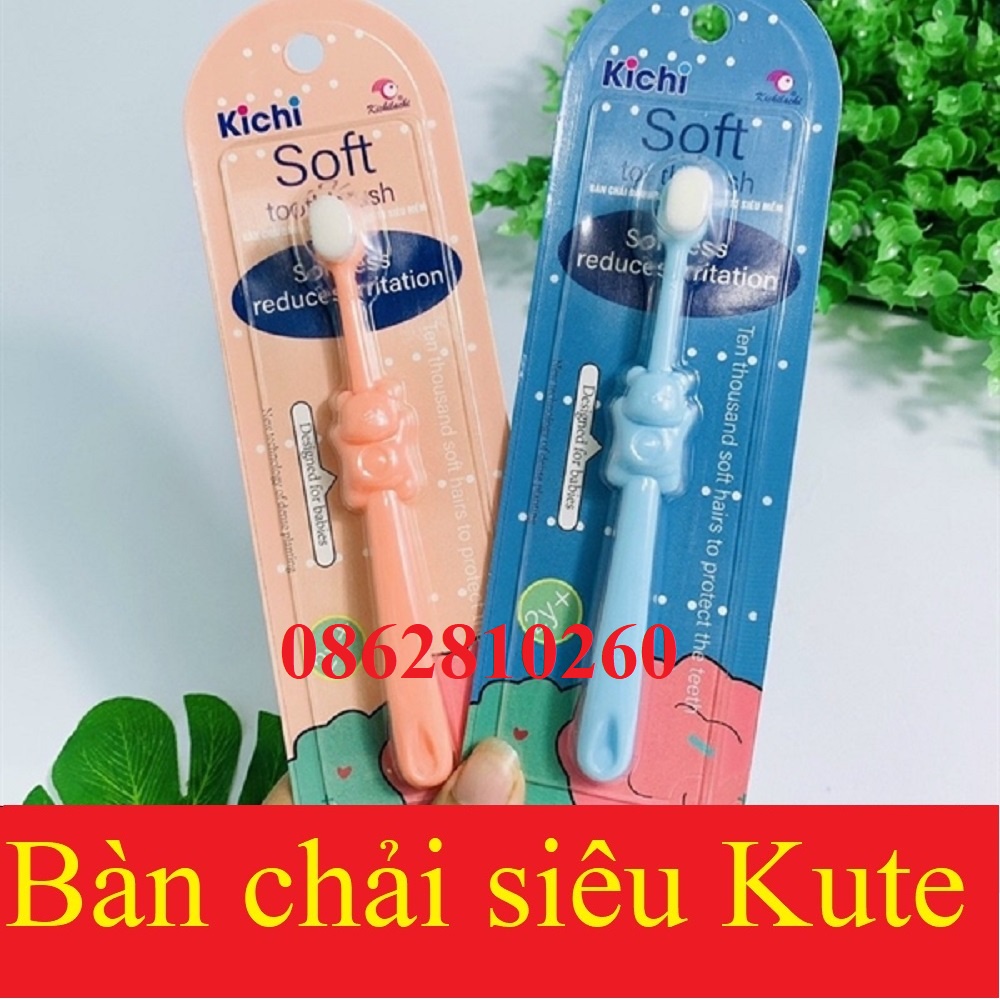 Combo Bàn chải + Kem đánh răng hữu cơ Kichi LACO dành cho răng ê buốt, nhạy cảm, bảo vệ men răng giúp trắng sáng răng