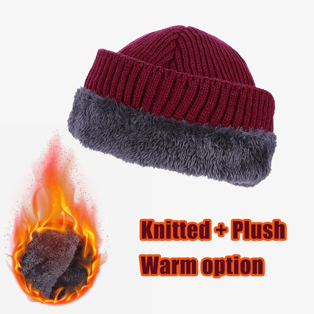 Mũ beanie Trùm Đầu Mềm Mại Dày Dặn Giữ Ấm Mùa Đông Phong Cách Hip hop Thời Trang Cho Nam Và Nữ