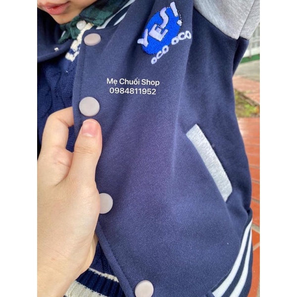 Áo khoác bomber bé trai siêu xinh