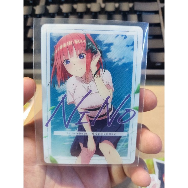 Thẻ Carddass chính hãng Bandai Nhà có 5 nàng dâu Gotoubun no Hanayome The Quintessential Quintuplets