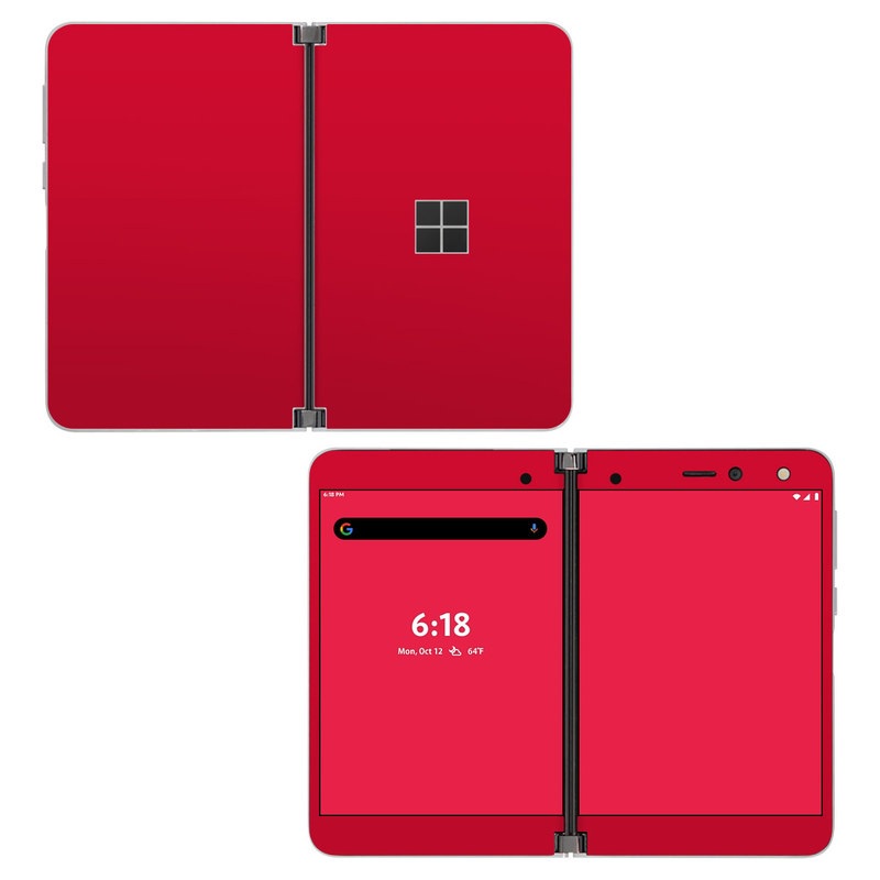Skin decal dán Surface Duo mẫu Solid State Red (đã cắt sẵn, dễ dán)